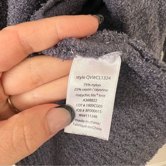 Barefoot dreams hooded open front cardigan jacket‎ - Picture 4 of 9